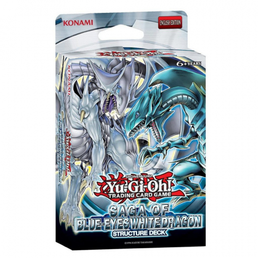 Yu-Gi-Oh! TCG: Structure Deck Saga of Blue-Eyes White Dragon ryhmässä SEURAPELIT / Korttipelit @ Spelexperten (YGO980-1)