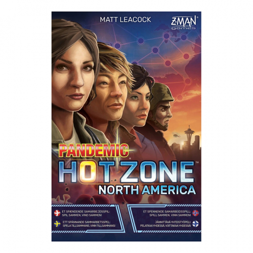 Pandemic: Hot Zone - North America (FI) ryhmässä SEURAPELIT / Strategiapelit @ Spelexperten (ZMGZM7141NOR)