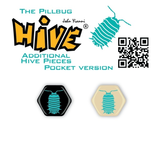 Hive: The Pillbug for Hive Pocket (Exp.) ryhmässä SEURAPELIT / Lisäosat @ Spelexperten (hive-207)