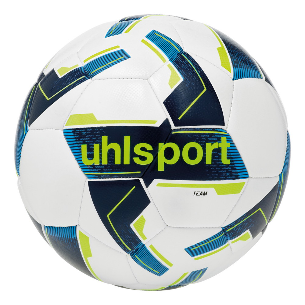 uhlsport Team White/Navy/Yellow sz 4