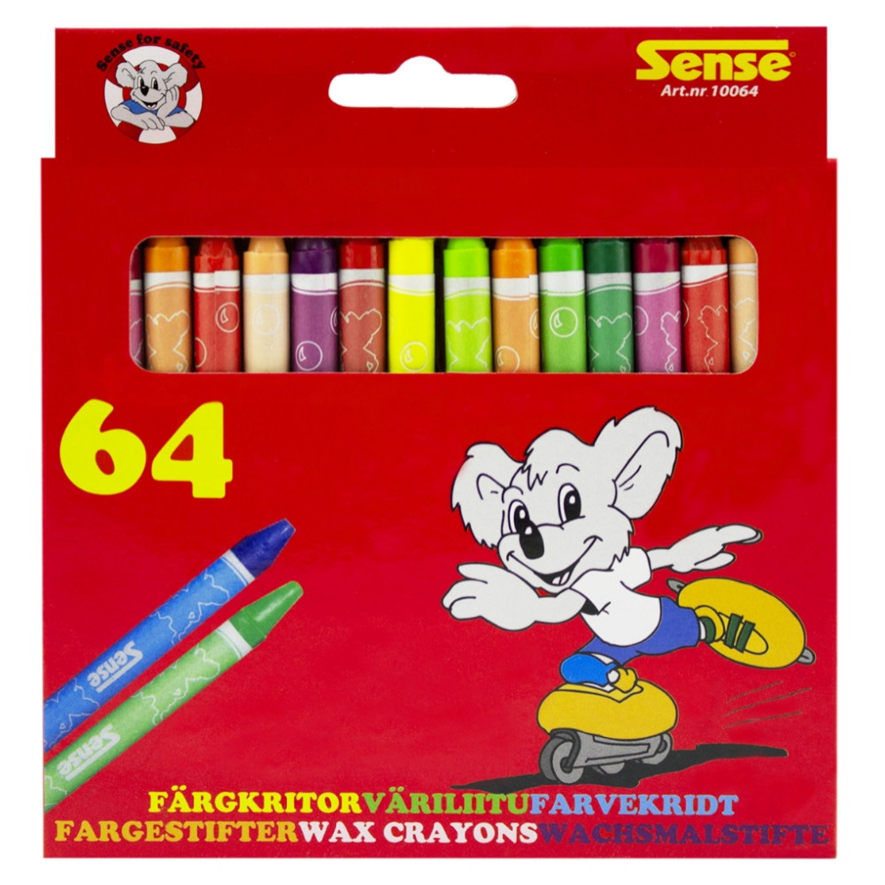 Sense - Crayons 64-Pack