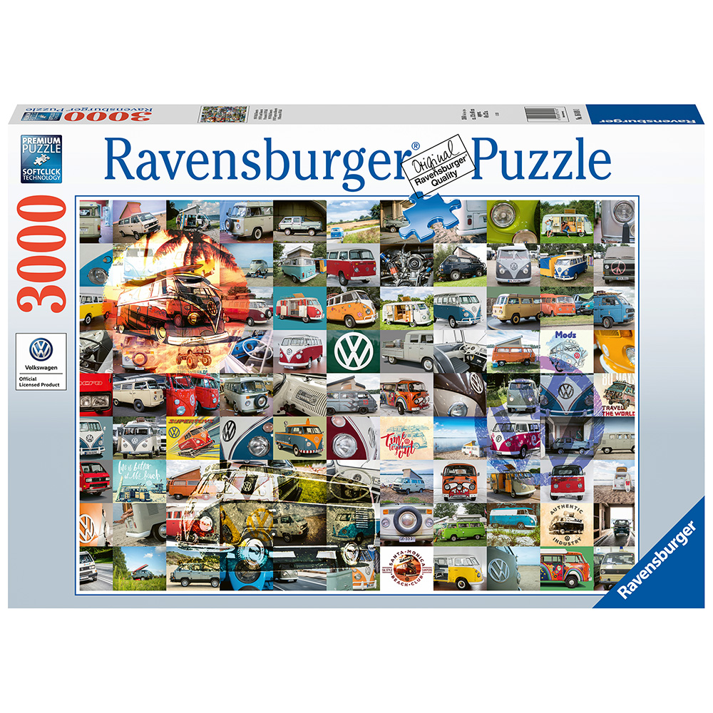 Ravensburger - 99 VW Bulli Moments 3000 Palaa