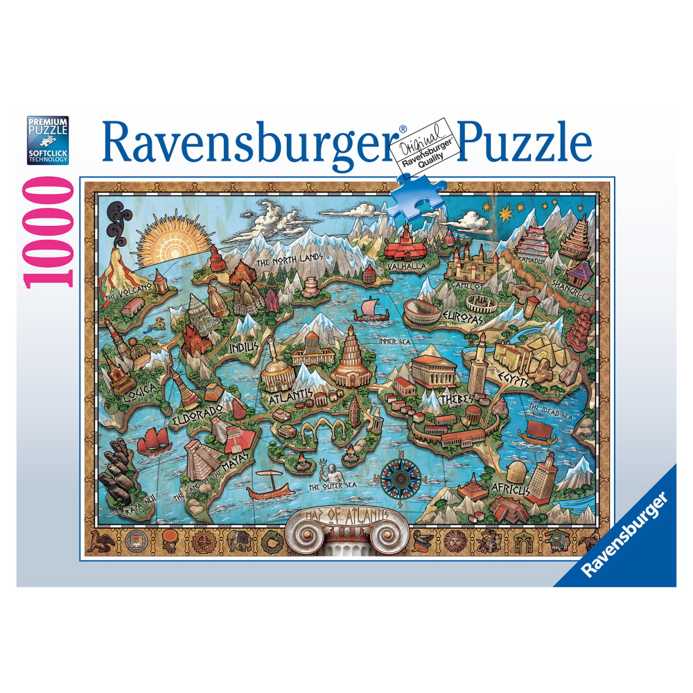 Ravensburger: Mysterious Atlantis 1000 Palaa