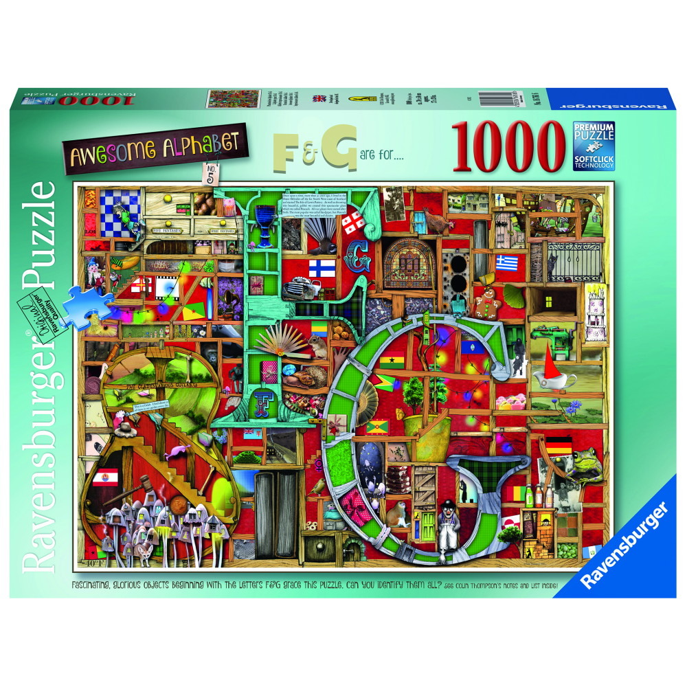 Ravensburger: Awesome Alphabet F&G 1000 Palaa