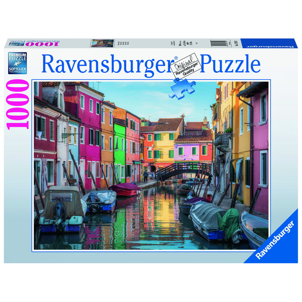 Ravensburger: Burano Canal, Venice 1000 Palaa