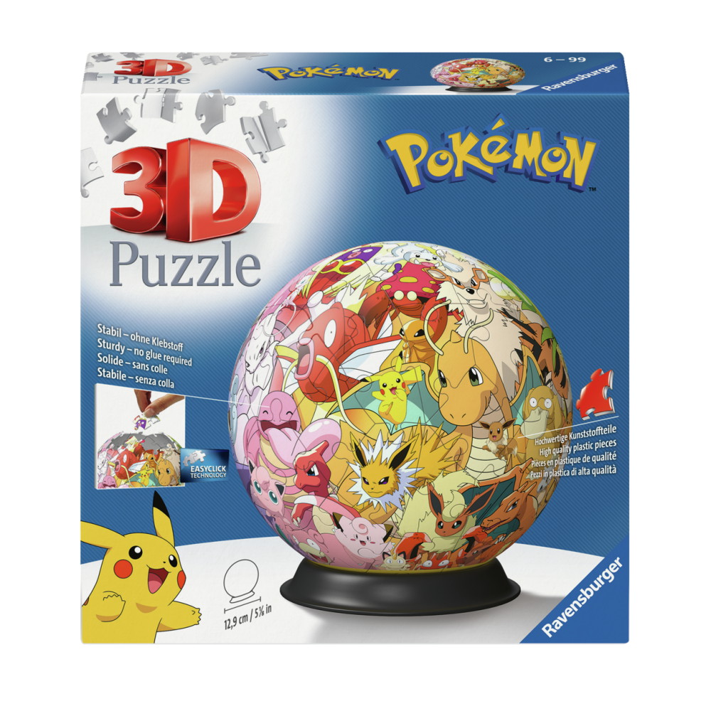 Ravensburger 3D: Pokémon Pulmapallo 72 Palaa