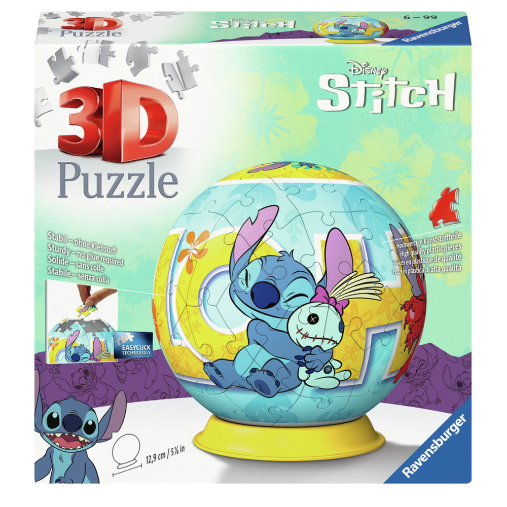 Ravensburger 3D: Disney Stitch 72 Palaa