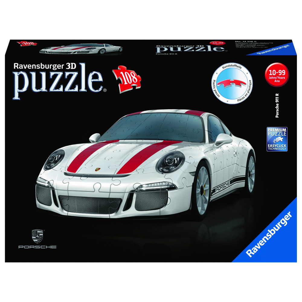 Ravensburger 3D -  Porsche 911 R - 108 Palaa