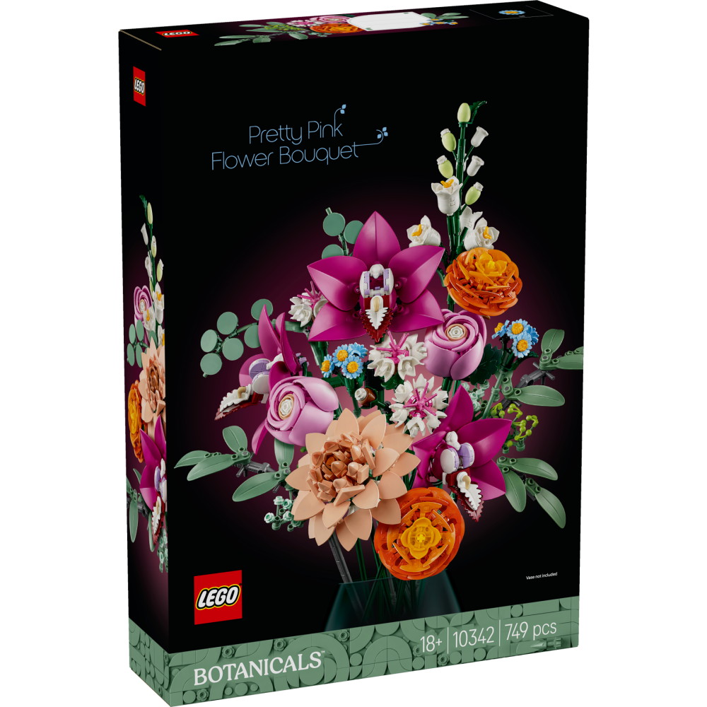 LEGO Botanicals - Kaunis roosa kukkakimppu