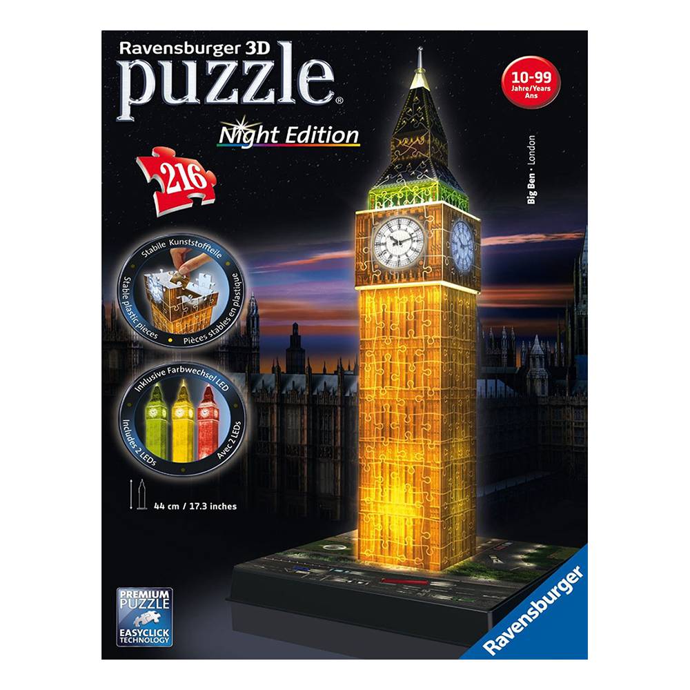 Big Ben Night Edition 3D - 216 Palaa