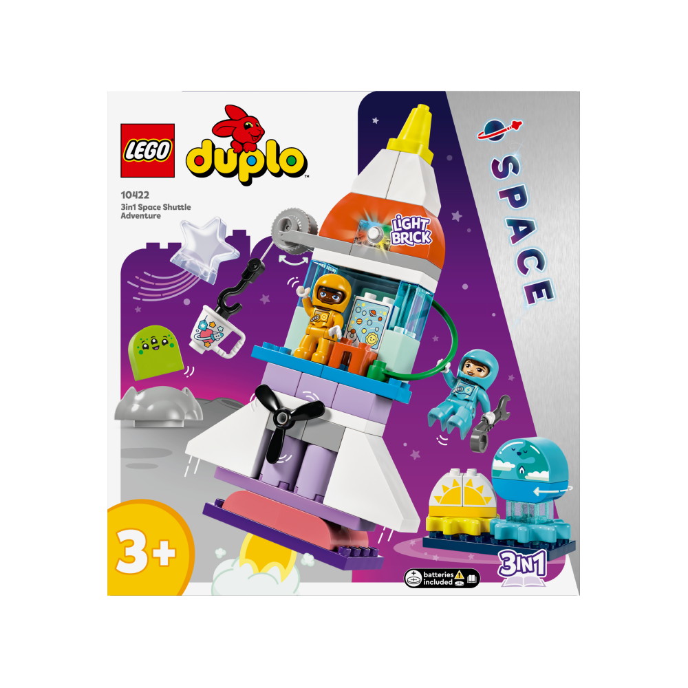 LEGO Duplo - 3-in-1-avaruussukkulaseikkailu