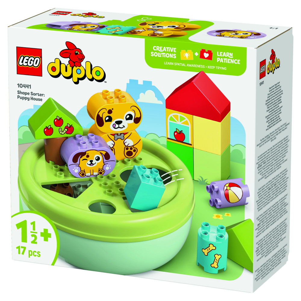 LEGO Duplo - Opetellaan muotoja Koiranpentujen talo