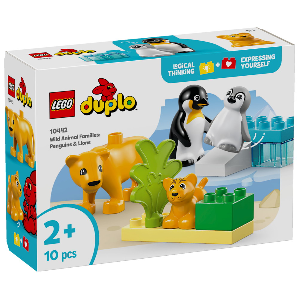 LEGO Duplo - Luonnoneläinperheet: pingviinit ja leijonat