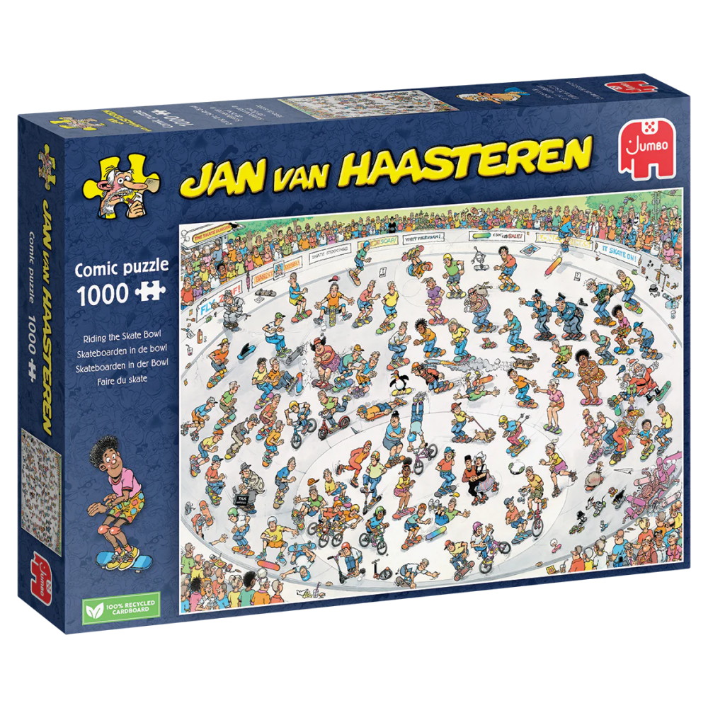 Jan van Haasteren Riding the Skate Bowl 1000 Palaa