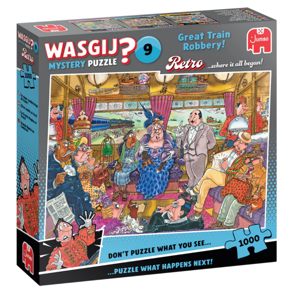 Wasgij? Retro Mystery #9 - Great Train Robbery! 1000 Palaa