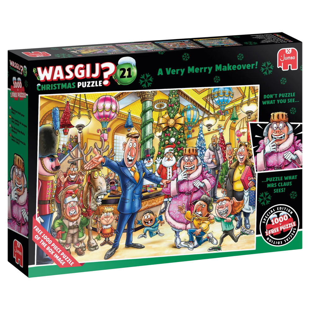 Wasgij? Christmas #21 - A Very Merry Makeover! 1000 Palaa
