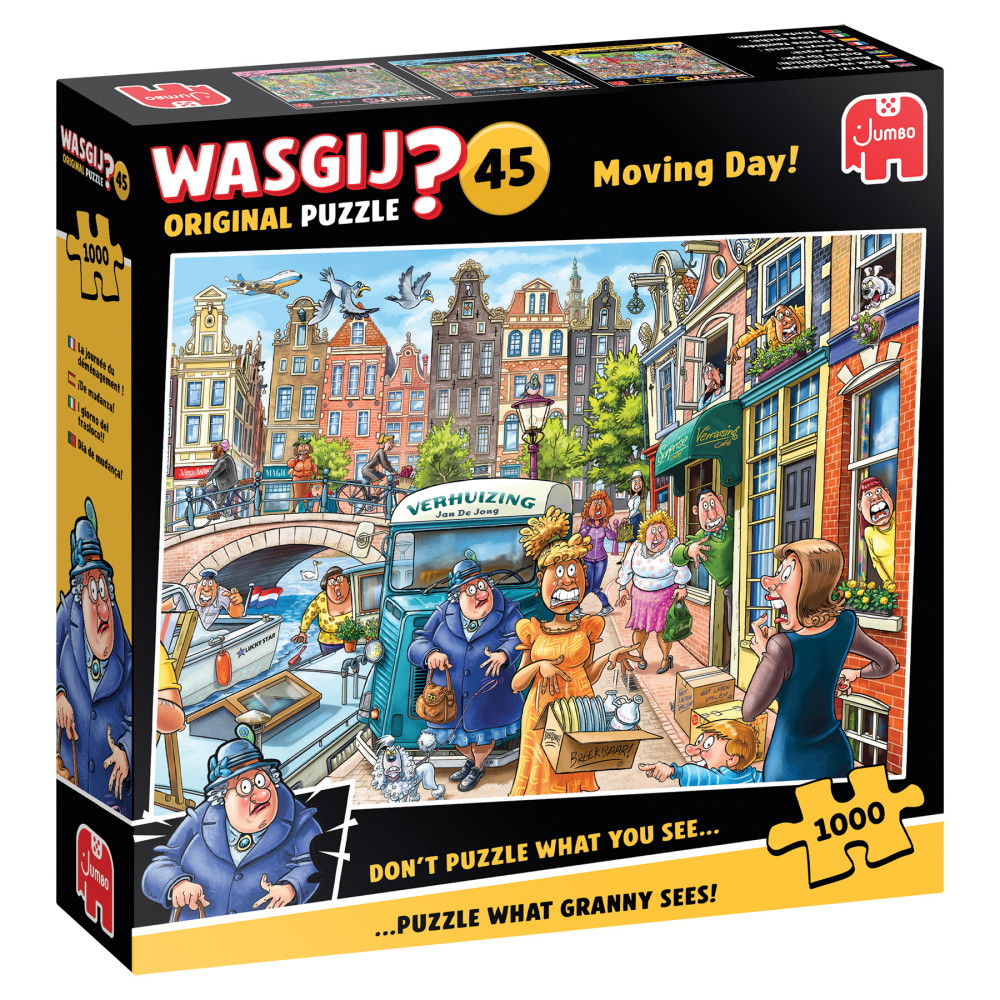 Wasgij? Original #45 - Moving Day! 1000 Palaa