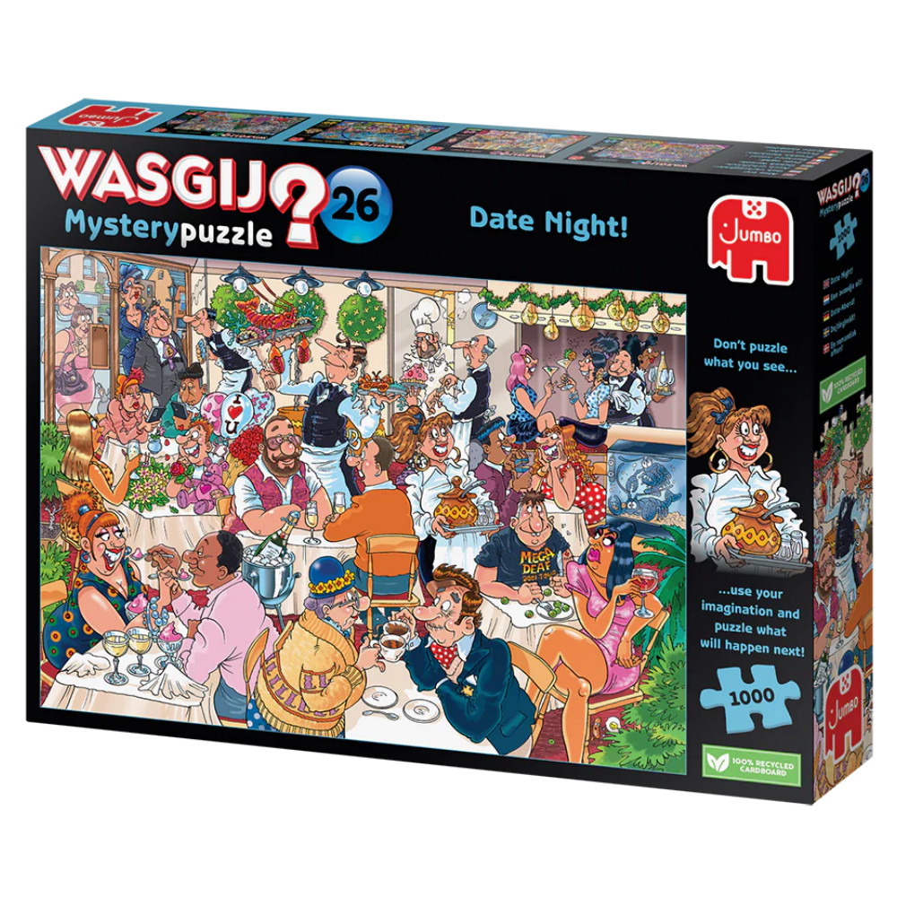 Wasgij? Retro Mystery #26 - Date Night! 1000 Palaa