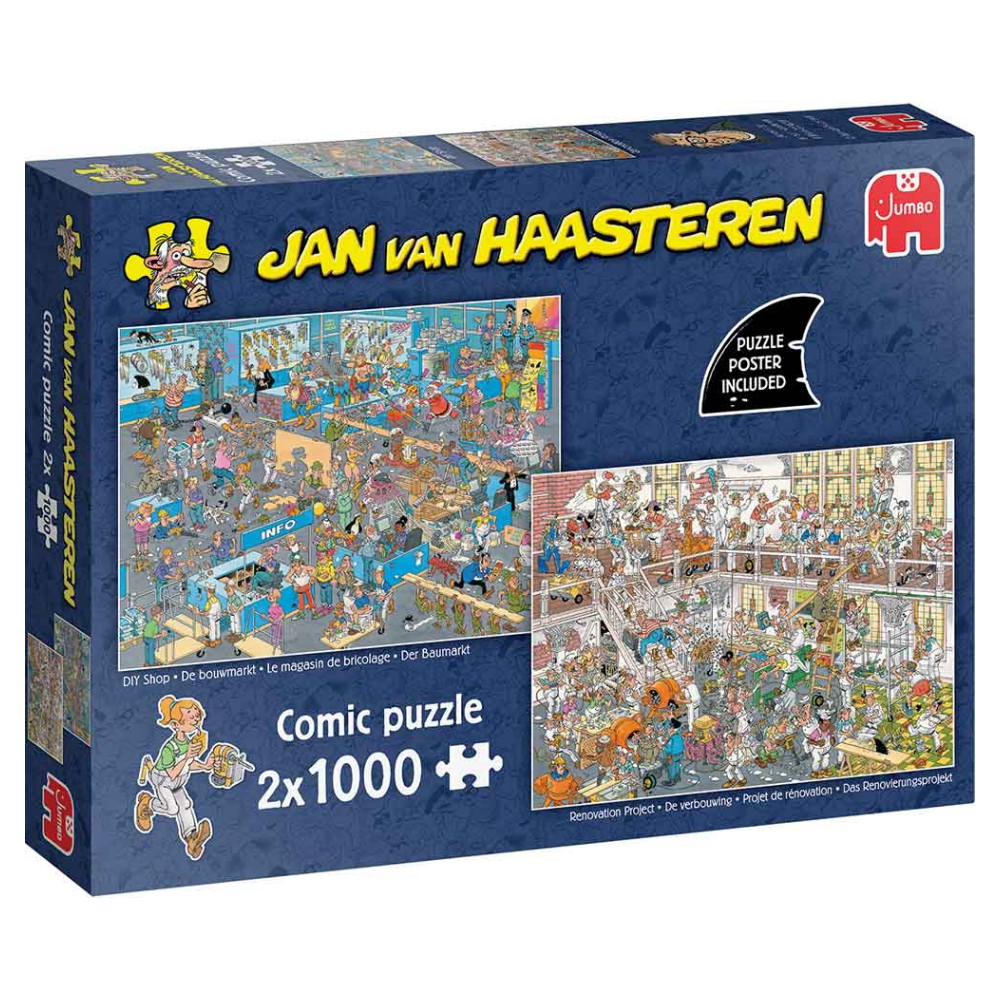 Jan van Haasteren DIY Shop & Renovation Project 2x1000 Palaa