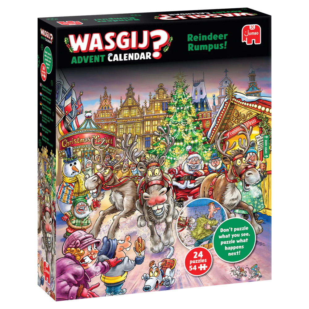 Wasgij? Adventin kalenteri - Reindeer Rumpus! 24 x 54 Palaa