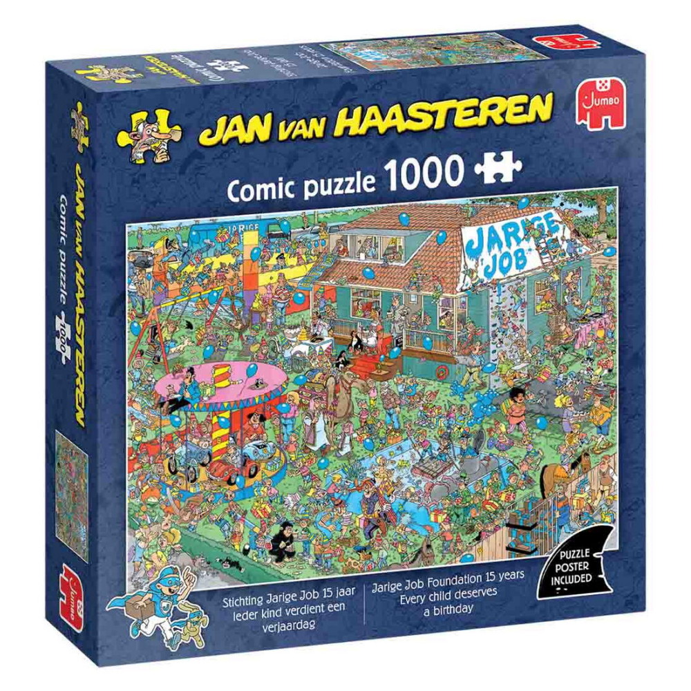 Jan van Haasteren - Jarige Job Foundation 15 years 1000 Palaa