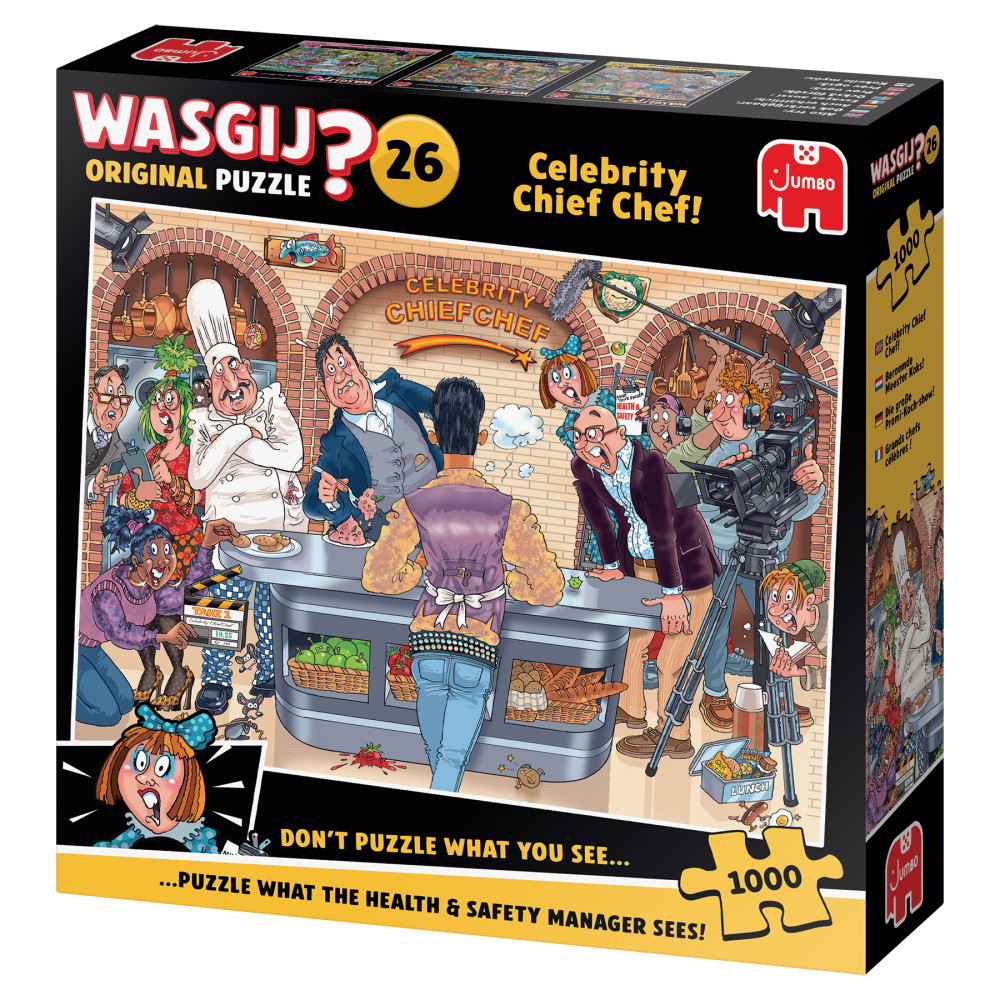 Wasgij? Original #26 - Celebrity Chief Chef! 1000 Palaa