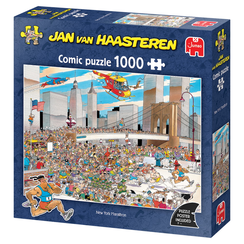 Jan van Haasteren - New York Marathon 1000 Palaa