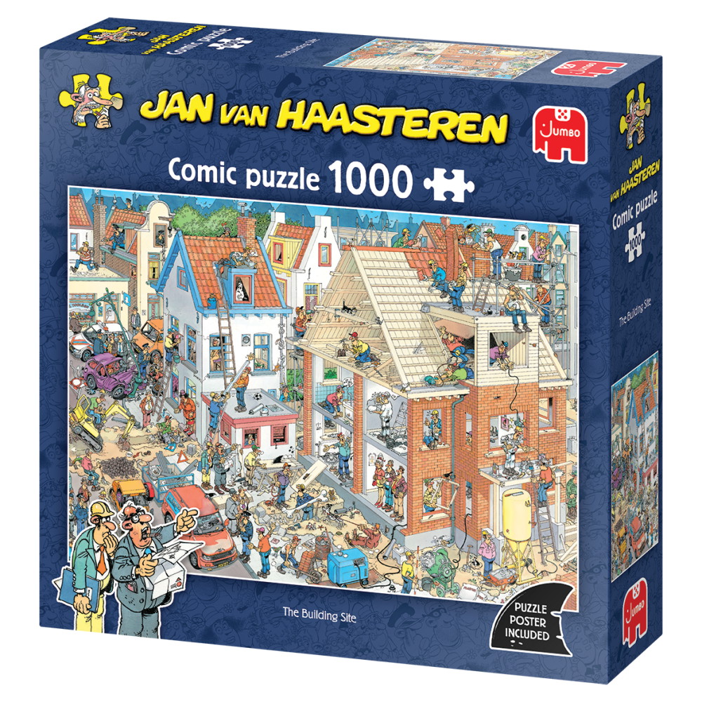 Jan van Haasteren - The Building Site 1000 Palaa