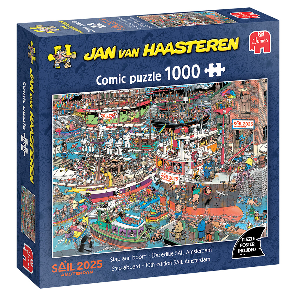 Jan van Haasteren - Step Aboard - Sail 2025 Amsterdam 1000 pc