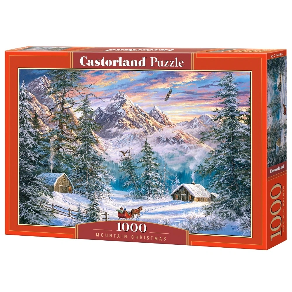 Castorland - Mountain Christmas 1000 Palaa