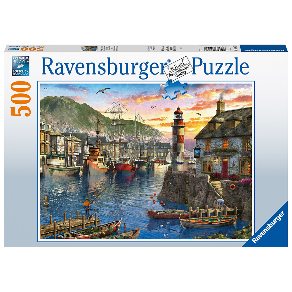 Ravensburger: Sunrise at the port 500 Palaa