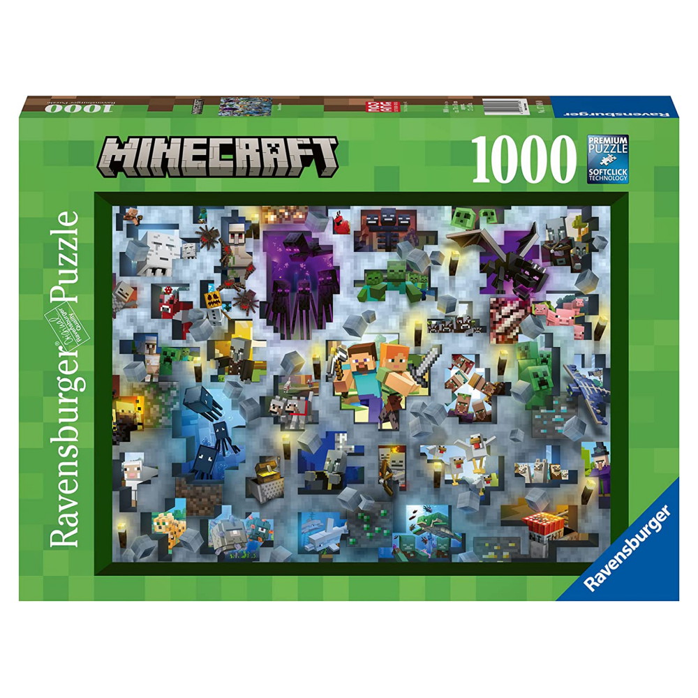 Ravensburger: Minecraft Mobs 1000 Palaa