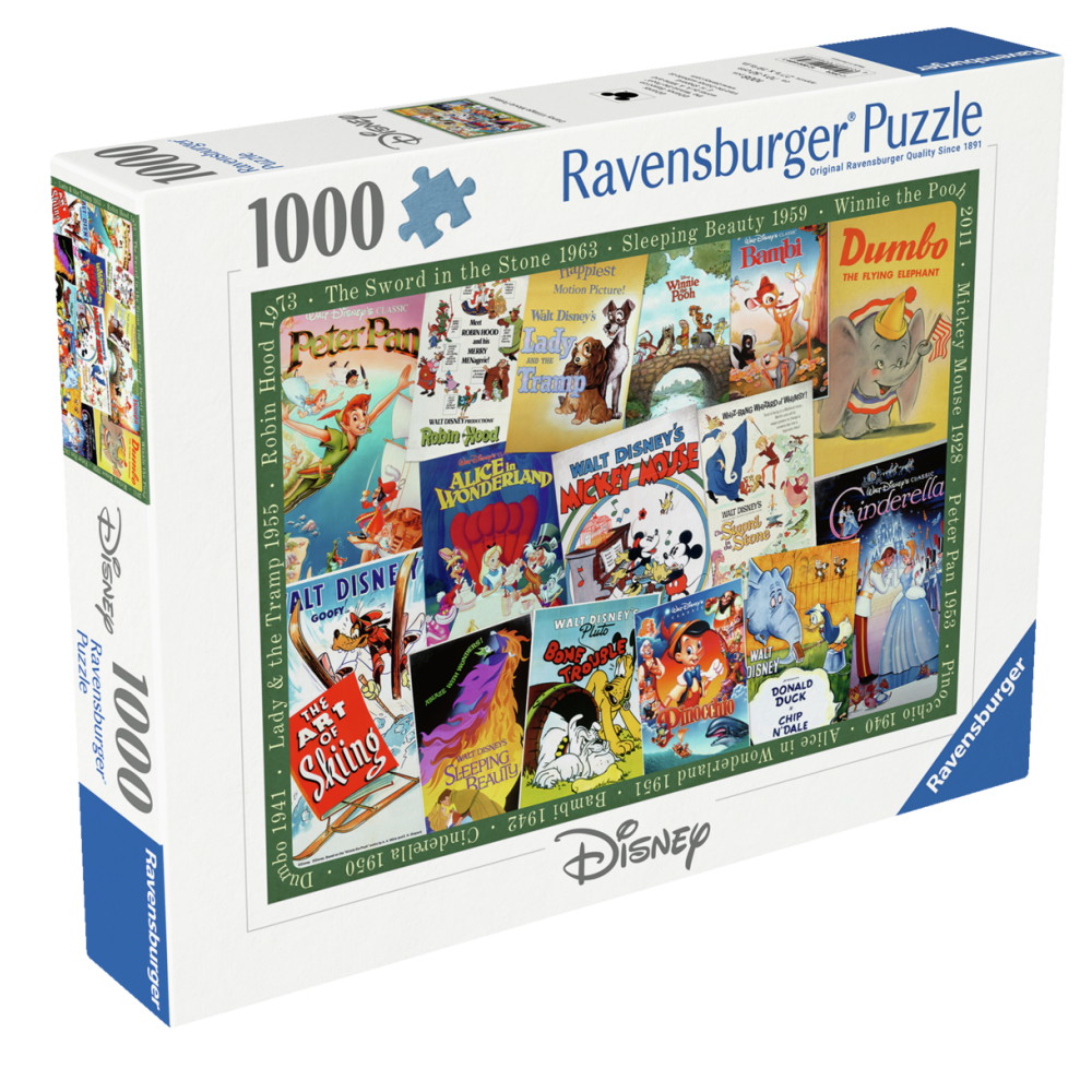 Ravensburger Disney Vintage Movie Posters 1000 Palaa