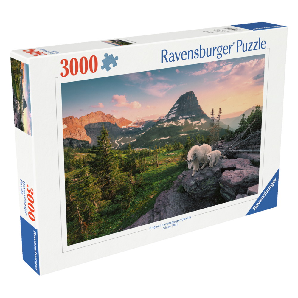 Ravensburger - Alpine Goat with Baby 3000 Palaa