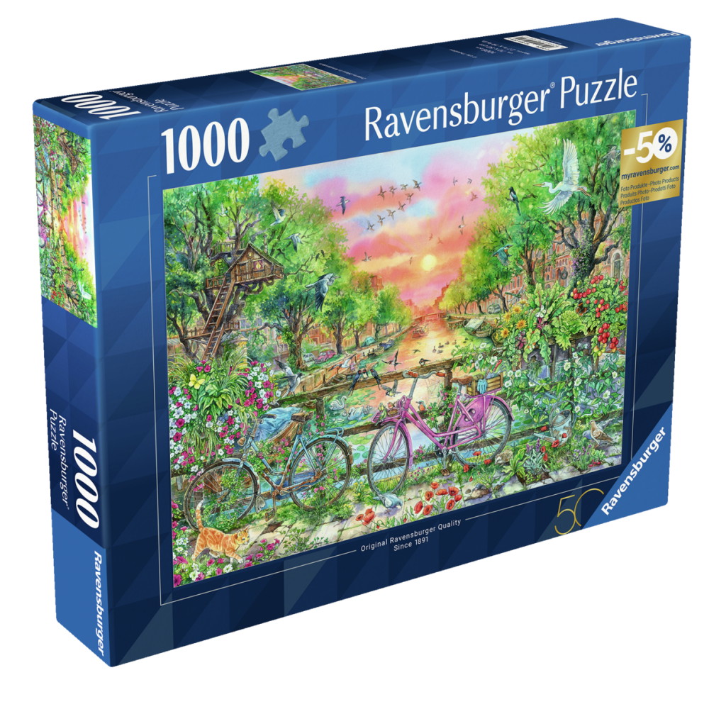 Ravensburger: Dreamy bikes in Amsterdam 1000 Palaa