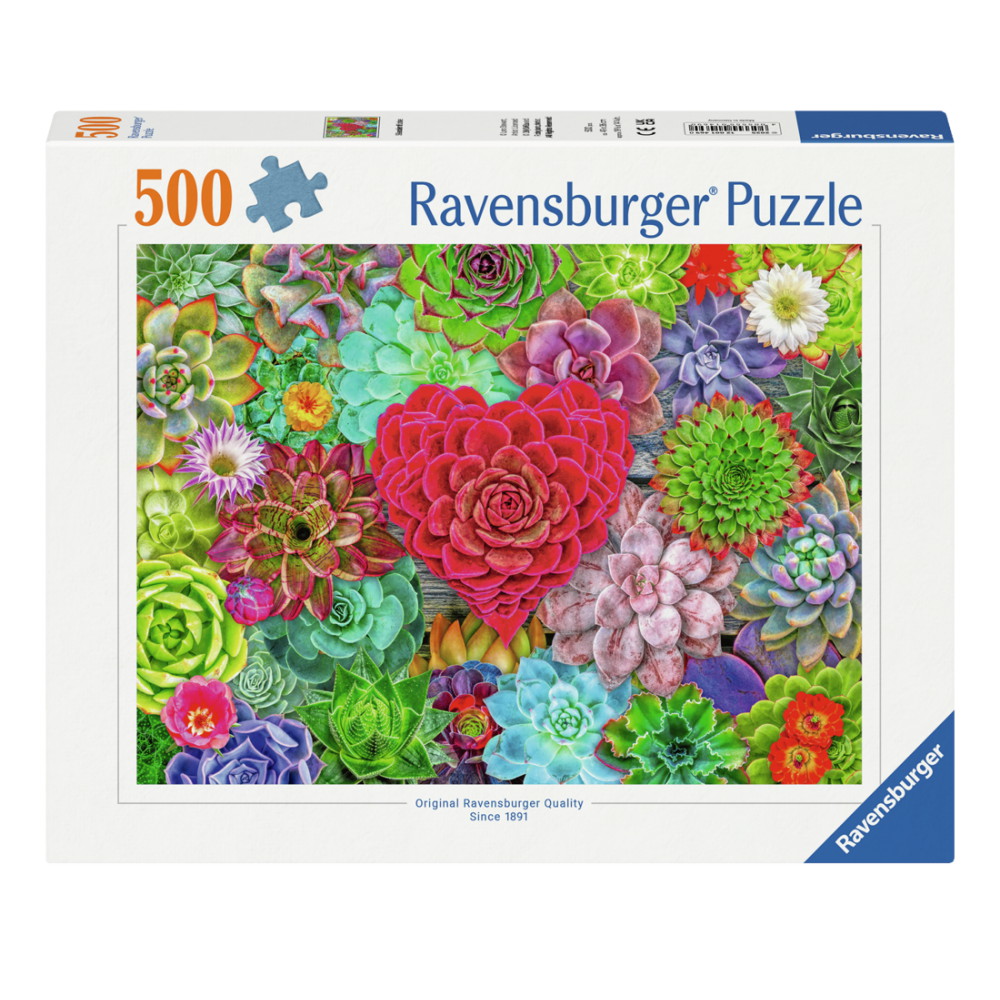 Ravensburger: Succulent Love 500 Palaa
