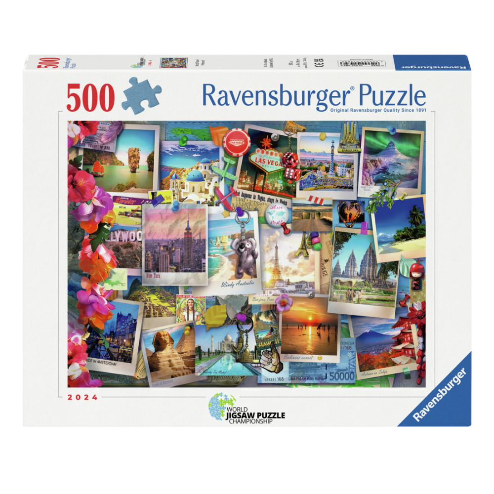 Ravensburger: World Travel Pinboard 500 Palaa