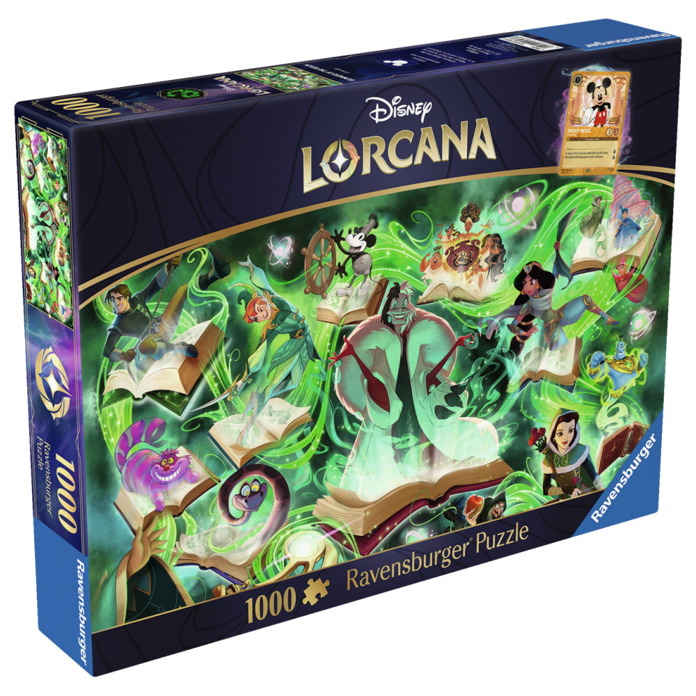 Ravensburger: Disney Lorcana - Glimmers of the Realm: Emerald 1000 Palaa