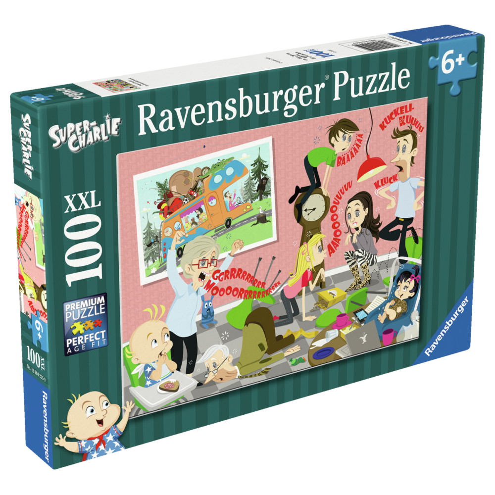 Ravensburger: Super-Charlie - Dramatic Breakfast 100 XXL Palaa