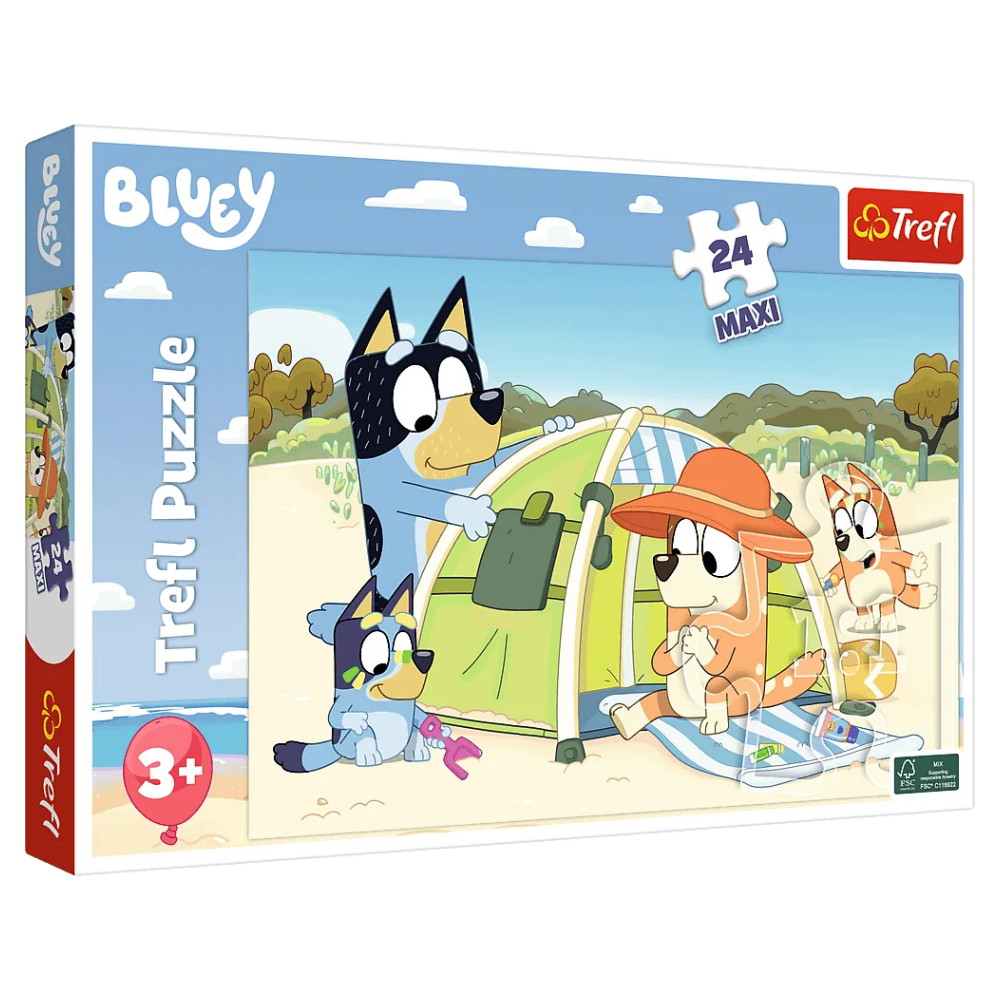 Trefl Bluey's great day 24 Maxi Palaa