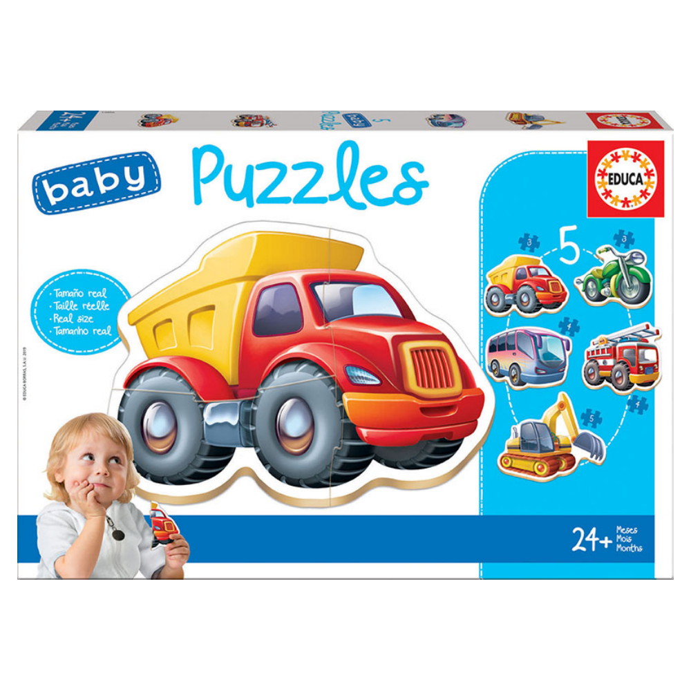 Educa palapeli Baby Vehicles 3-5 Palaa