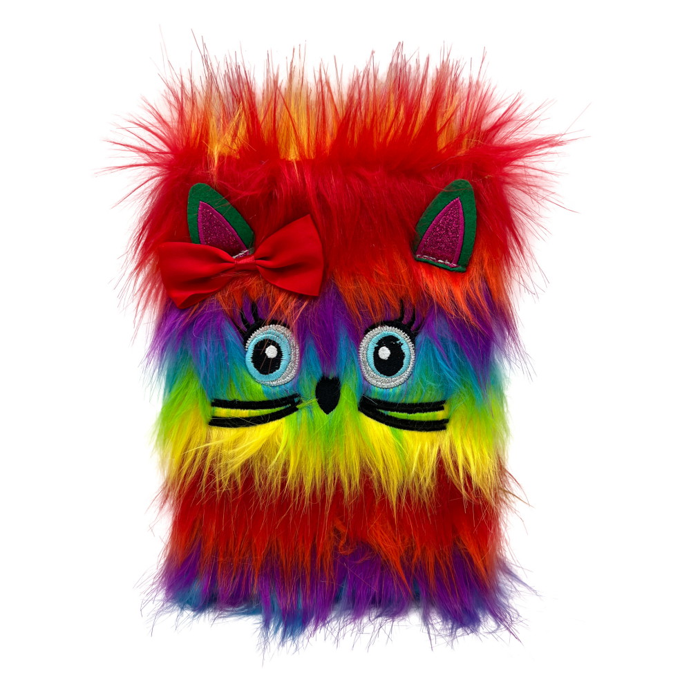 Muistikirja Fluffy Rainbow Cat