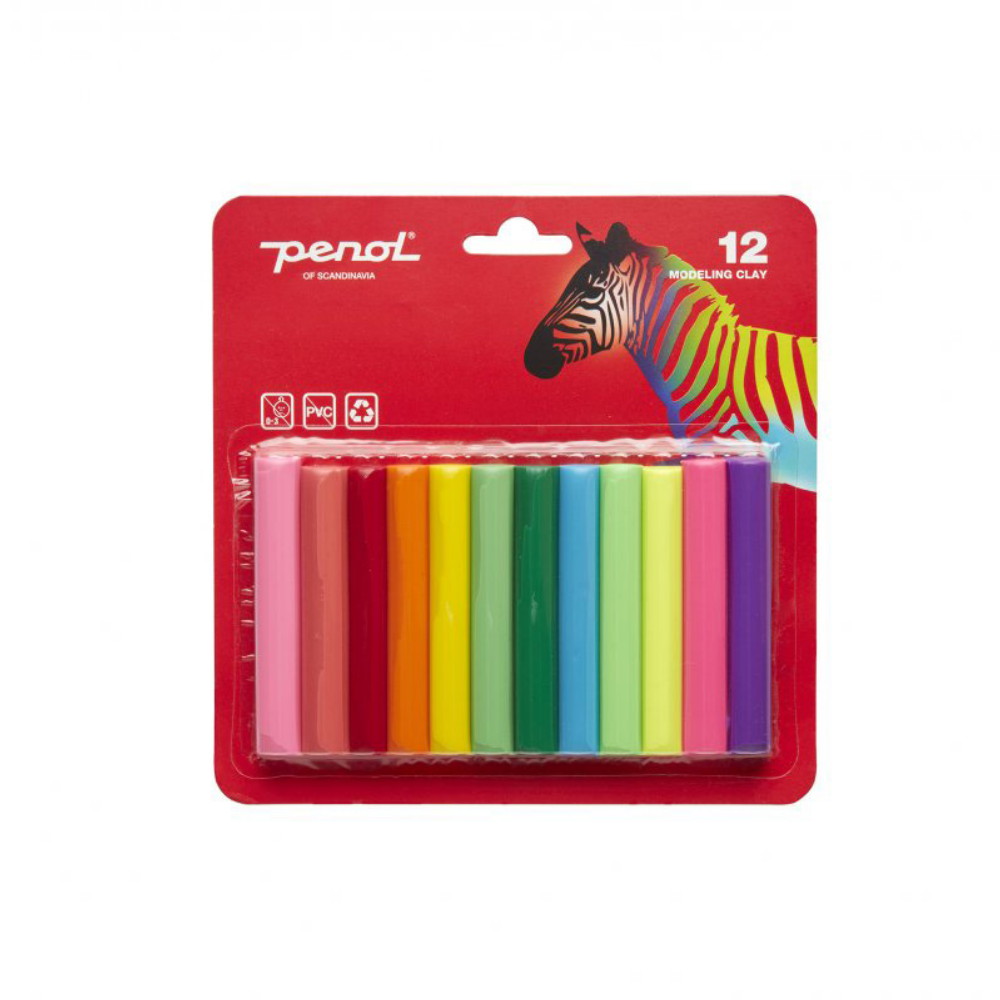Penol Modelling Clay 12 Pcs