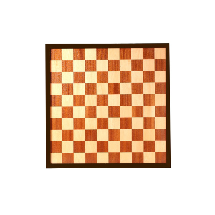 Chess Checkers Board Walnut 47 cm