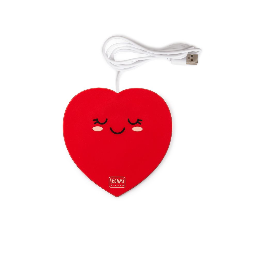 Warm It Up Mug Warmer USB Heart