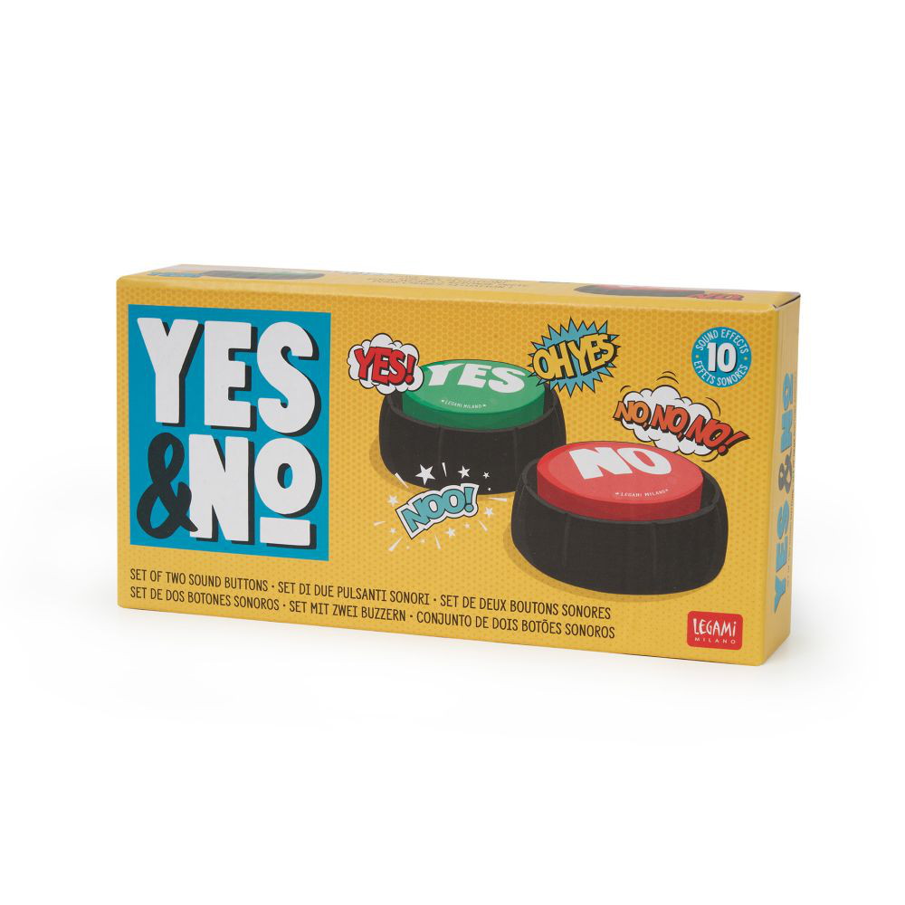 Yes & No, set with two sound buttons