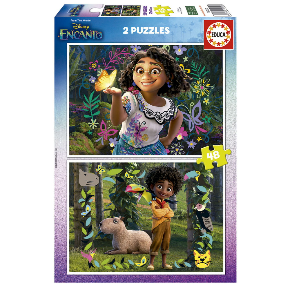 Educa: Disney Encanto 2 x 48 Palaa