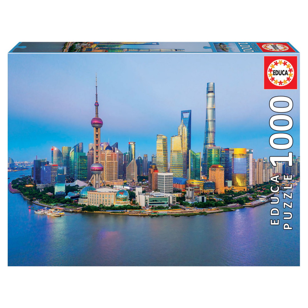 Educa Shanghai Skyline at Sunset 1000 Palaa