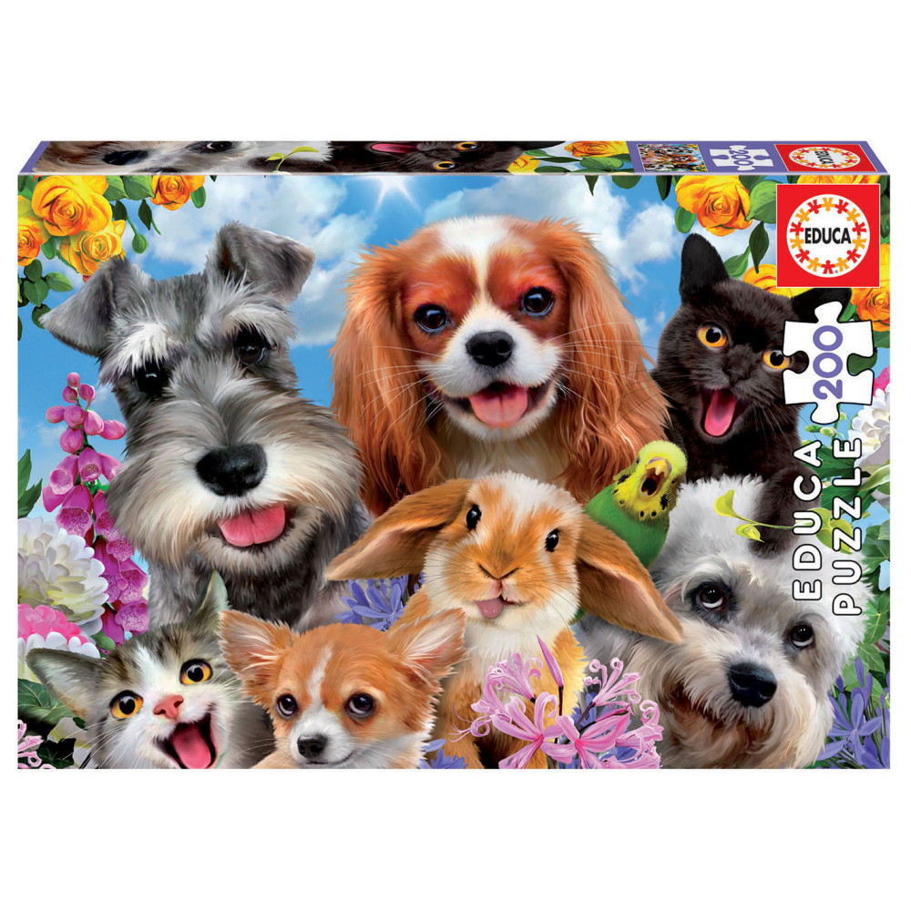 Educa: Selfie Pet Parade 200 Palaa