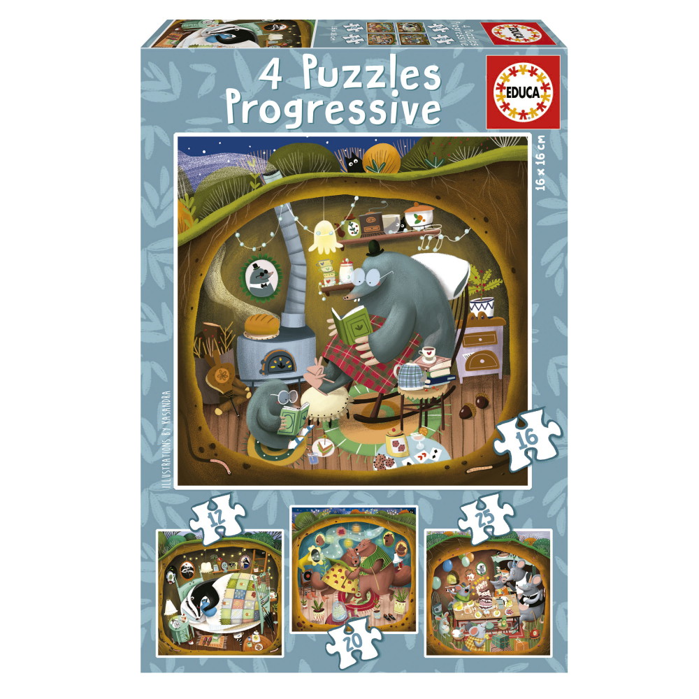 Educa Progressive Forest Tales 12-25 Palaa